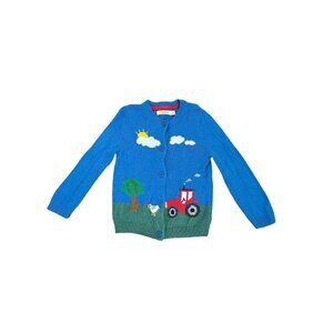 Mini Boden Farm Tractor Cardigan
